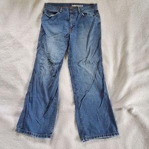Dkny Distressed Straight Leg Jeans, Sz 34x30